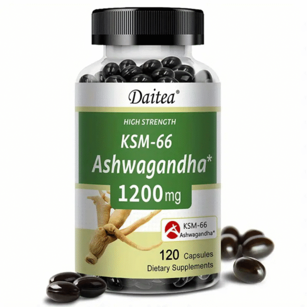 KSM-66® Ashwagandha – 1200mg Stress & Mood Support – 120 Capsules - Image 2