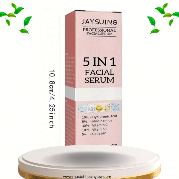5-in-1 Hydrating & Brightening Face Serum – 30ml - Image 3
