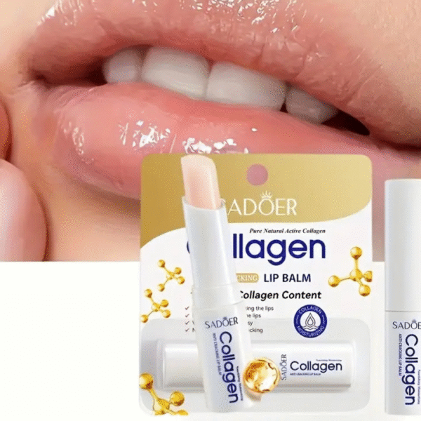 SADOER Collagen Lip Balm – 2.7g | Hydrating, Anti-Aging & Moisturizing Care - Image 2