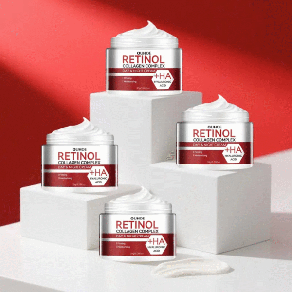 Retinol Moisturizing Cream (90g each) with Hyaluronic Acid, Collagen & Glycerin – Hydrating Face Cream for All Skin Types - Image 8