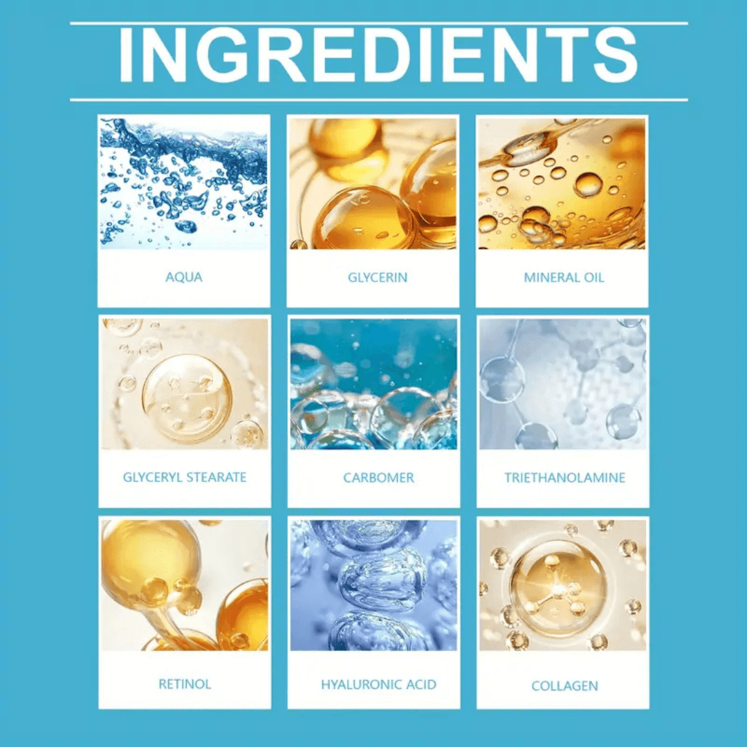 Collagen & Retinol Cream with Hyaluronic Acid – Day & Night Moisturizer for All Skin Types (1.76oz each) - Image 7