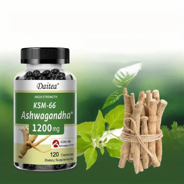 KSM-66® Ashwagandha – 1200mg Stress & Mood Support – 120 Capsules - Image 8
