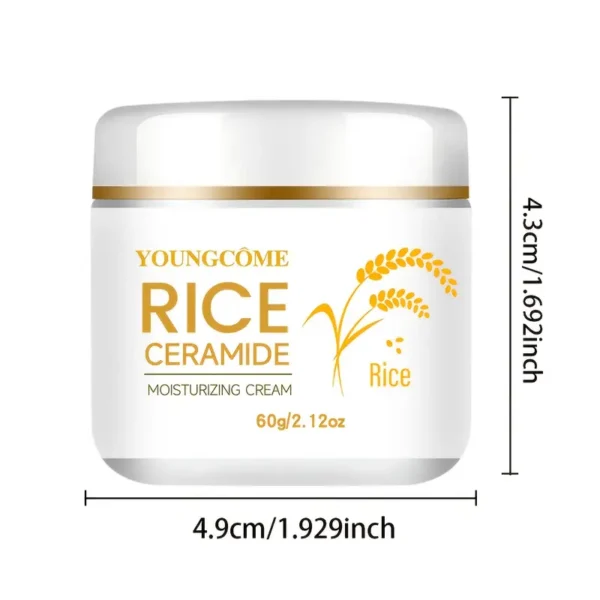 Rice Ceramide Moisturizing Cream – Deep Hydration & Skin Barrier Repair - Image 5