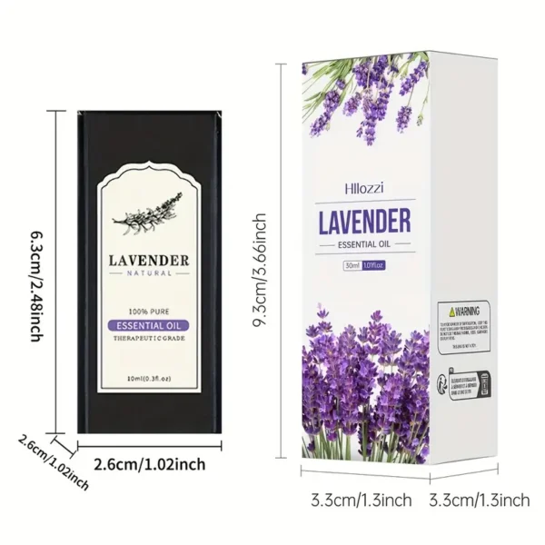 Lavender Essential Oil for Sleep – 100% Pure & Natural Aromatherapy Oil, Relaxation & Stress Relief, 30ml / 1oz – Hllozzi - Image 5