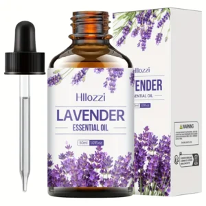 Hllozzi Lavender Essential Oil Bottle with Packaging – Sleep Aid Aromatherapy
