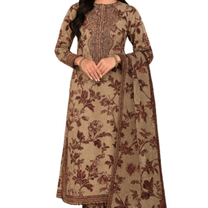 Aneela’s Collection – Dhanak Embroidered & Digital Printed Suit